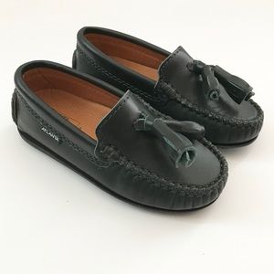 Never worn Atlanta Moccasins, dark green tassel